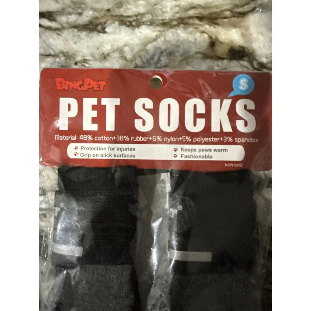 Dog Socks for Outdoor Anti Slip Waterproof Sz Small ~ Brand New